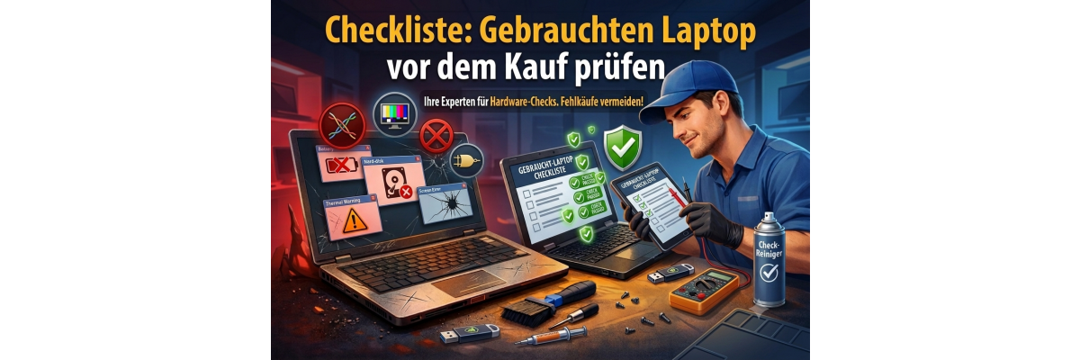 Checkliste: Gebrauchten Laptop vor dem Kauf prüfen  - Checkliste: Gebrauchten Laptop vor dem Kauf prüfen | IT-MIXX