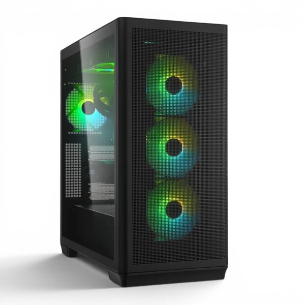 Gaming PC Ryzen 9 7900X 32GB DDR5 RX 9070 XT 16GB 1TB NVMe PCIe 5.0 Windows 11 Pro