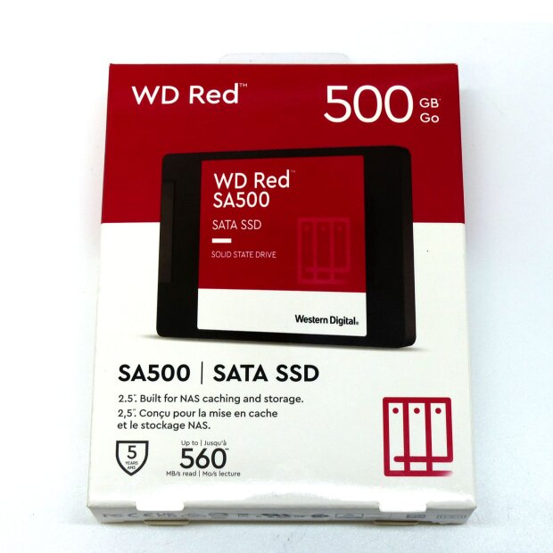 WESTERN DIGITAL SATA-SSD WD Red SA500, 500 GB, 7mm, Intern