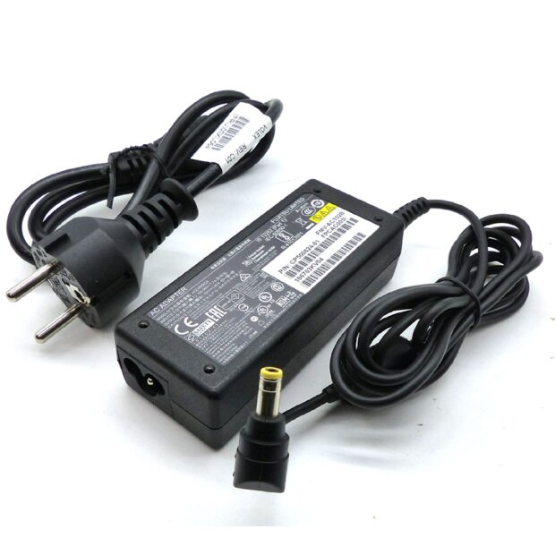 Fujitsu AC Adapter 65W 19V 3,65A 65W Netzteil f&uuml;r Fujitsu Notebooks