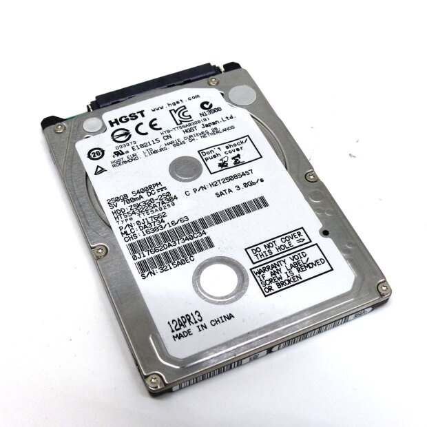HGST Z5K320-250 250GB 2.5" SATA HDD &ndash; HTB-TT5SAB320