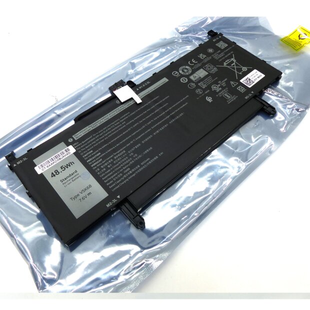 Ersatz Akku V5K68 f&uuml;r Latitude 9510 / 9520 &ndash; Lithium-Ionen Ersatzakku 48,5Wh 7,6V