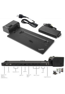 Lenovo ThinkPad Ultra Docking Station 40AJ Dock USB-C...