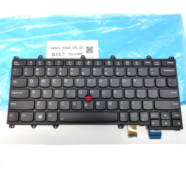 Lenovo ThinkPad X370 Yoga Tastatur QWERTY Englisch FRU 01AV748 Neu