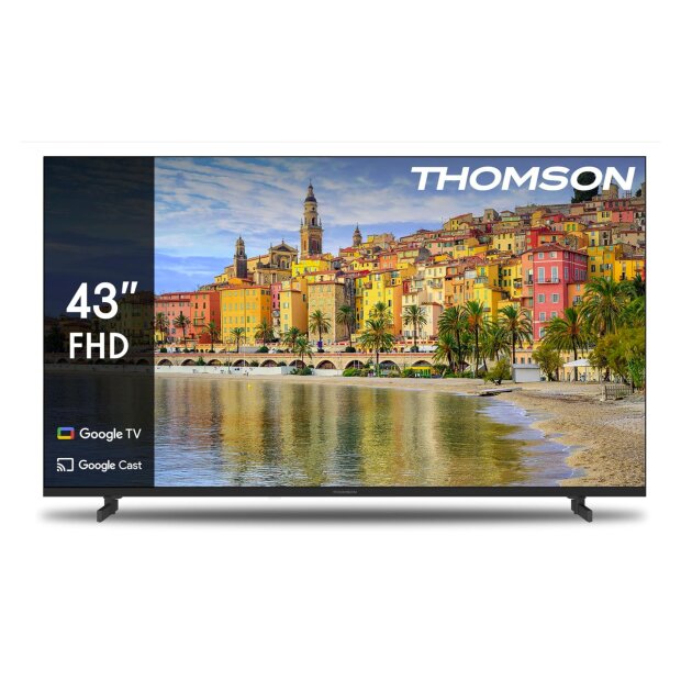 THOMSON FIRE43UF4S35  43 Zoll Fire TV Smart TV Fernseher 4K UHD Triple-Tuner Schwarz