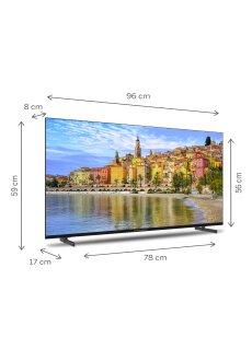 THOMSON FIRE43UF4S35  43 Zoll Fire TV Smart TV Fernseher 4K UHD Triple-Tuner Schwarz