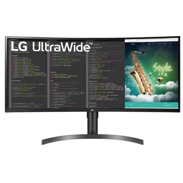 LG Ultra wide 21:9 IPS Curved Monitor, Model 35WN73A - B