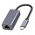 USB-C-Ethernet-Adapter, 1000Mbit/s Netzwerkkarte, USB-LAN, RJ45, Thunderbolt 3, f&uuml;r Laptop, MacBook, iPad, Ethernet-Netzwerkkarte