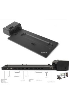 Lenovo ThinkPad Ultra Docking Station 40AJ Dock USB-C...