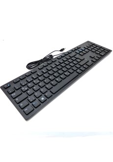 Dell KB216 USB Tastatur Deutsch QWERTZ Schwarz Kabelgebunden PC Keyboard