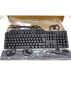 Dell KB522-BK USB Tastatur Deutsch QWERTZ Multimedia 2x USB Hub Schwarz