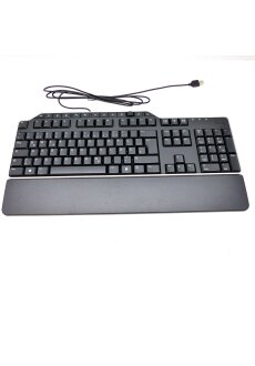 Dell KB522-BK USB Tastatur Deutsch QWERTZ Multimedia 2x USB Hub Schwarz