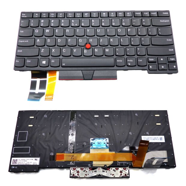 Lenovo ThinkPad T14 Gen 1, T14 Gen 2 / P14s Gen 1, P14s Gen 2 QWERTY-Layout, beleuchtet ,SN5371BL SN20P33219