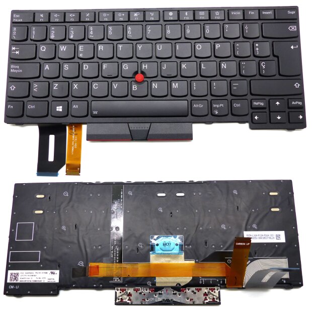 Lenovo ThinkPad SN20P33360 Tastatur  Spanisch ES QWERTY Backlit for T14 Gen 1/2 und P14s Gen 1/2