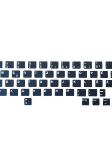 Deutsch QWERTZ Tastaturaufkleber &ndash; Panasonic CF-19 | Ersatz-Tasten matt