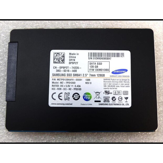 Samsung 128Gb 6GB/s SSD Drive Laptop MZ7PD128HAFV notebook laptop  Festplatte
