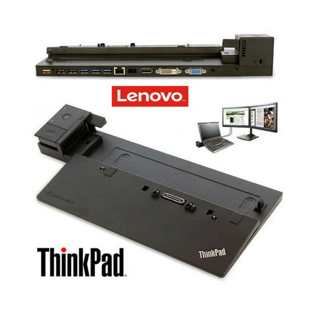 Lenovo ThinkPad Pro Dock Port Replicator 04W3948 Type X250 mit Schl&uuml;ssel