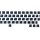 Tastaturaufkleber Deutsch QWERTZ Matt Schwarz &ndash; 48 Sticker f&uuml;r Laptop &amp; PC