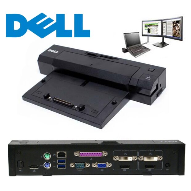 Dell E-Port Plus K09 A002 Dockingstation PR02X 3x USB Port +2 x USB 3.0 M-Serie