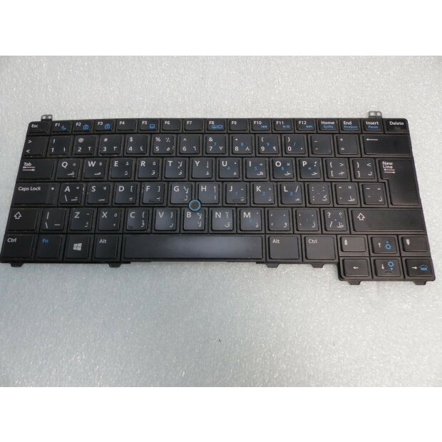 Original Tastatur Dell Latitude E5440 Pointer Beleuchtet 0H64XF Arabic QWERTY