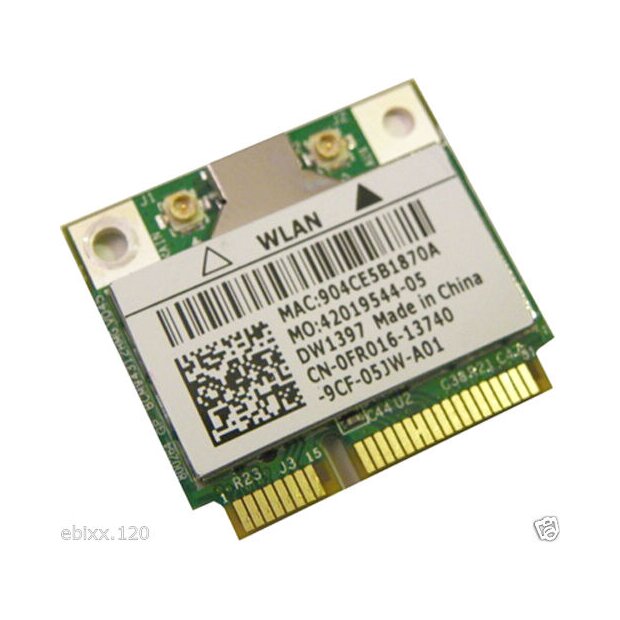 Broadcom wlan karte dw1397 BCM94312HMG f&uuml;r Dell 802.11a/b/g mini PCIe