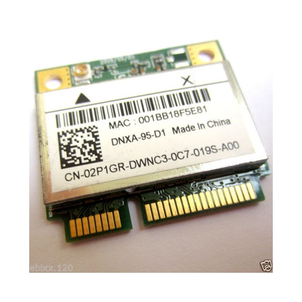 Dell DNXA-95-D1 Mini PCI-E 802.11BGN Wireless Card 2P1GR 02P1GR