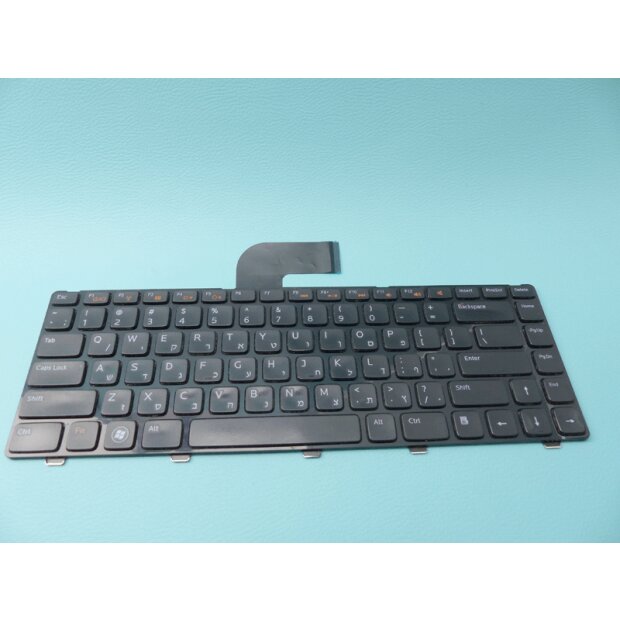 Original Tastatur Dell Inspirion N5050 L502x N411Z 3450 QWERTY Hebr&auml;isch 0VWCHD