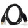 DisplayPort zu HDMI Adapterkabel 1,8 m  4K 60Hz vergoldete Kontakte  inkl. Audio