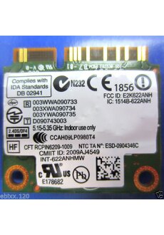 Intel Centrino N6200 622ANHMW Wifi  02GGYM + Bluetooth 4.0 X201 T510 T410