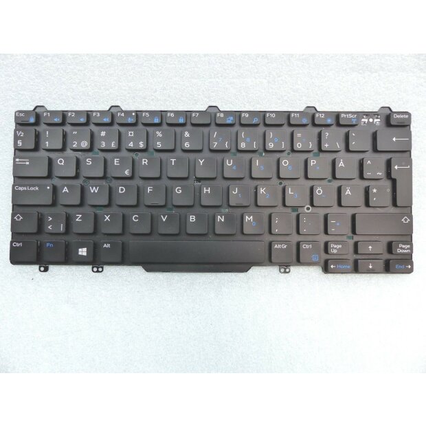 Dell Tastatur 0YCX9H Schwedisch (QWERTY) PK1313D3A19 E7450 E7470 E5480