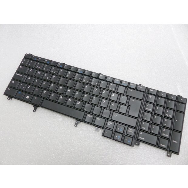 Dell Tastatur 031CWT Schwedisch (QWERTY) Latitude,Precision