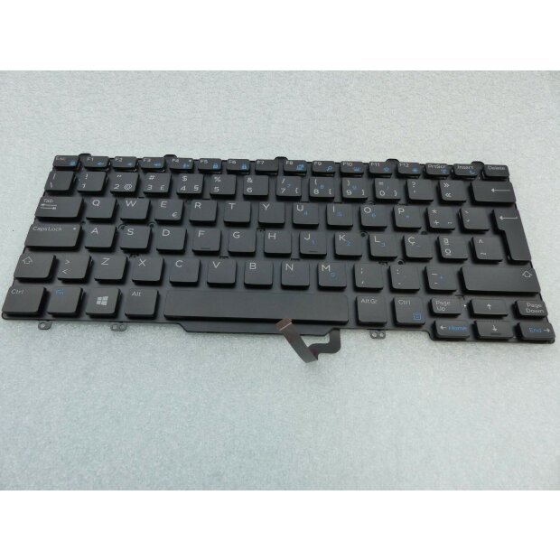 Dell Latitude 13,14 Serie 0DH64F Beleuchtet  portugese  QWERTY