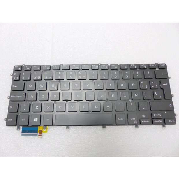 Original Tastatur Dell Inspiron 13 7347 7348 7359 QWERTY SPANISCH 077YT2