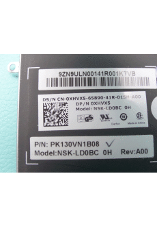 DELL Latitude  E7240 E7440  QWERTY HEBR&Auml;ISCH 0XHVX5  NSK Tastatur