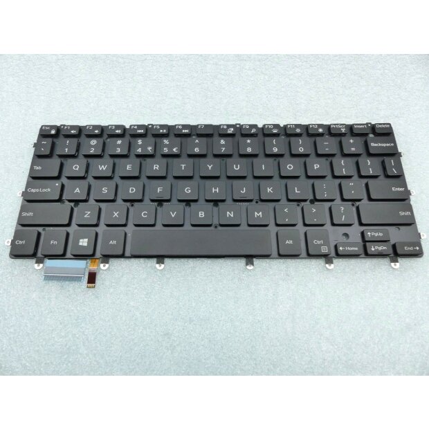 Dell 04XVX6 Tastatur Inspiron XPS 13 Englisch/UK beleuchtet