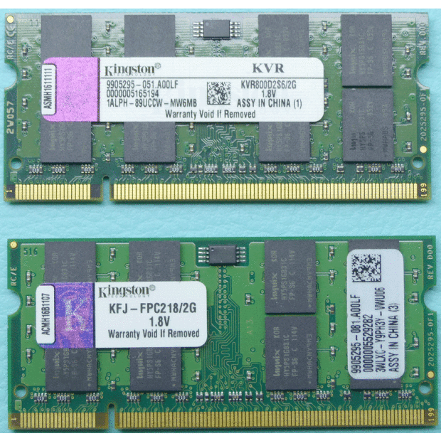 Kingston Arbeitsspeicher 4GB DDR2 ( 2 x 2 GB ) SODIMM / RAM-04