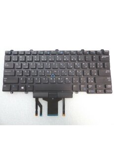 Tastatur Dell  E7450 E7470 E5450 E5470 QWERTY mit Backlight Arabisch