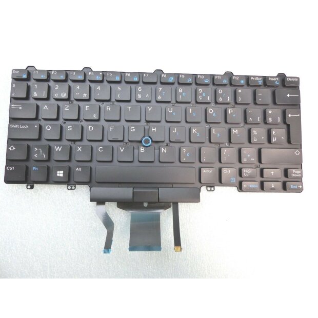 Tastatur Dell Latitude E7450 E7470 E5450 E5470 QWERTY mit Backlight CZ-SK