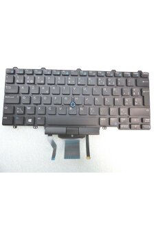 Tastatur Dell Latitude E7450 E7470 E5450 E5470 QWERTY mit...