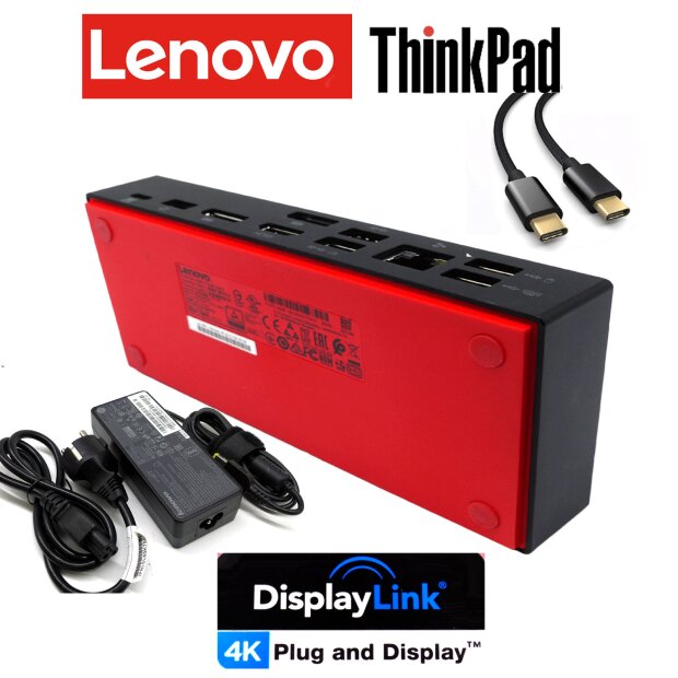 Lenovo ThinkPad Hybrid Dock 40AF 135W, USB-C, 4K, Modell DUD9011D
