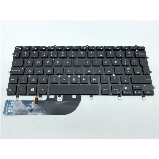 Dell Tastatur Backlight XPS 13 QWERTY UK 07DTJ4