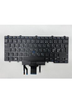 Dell Tastatur d&auml;nisch 07TNDW(QWERTY) Latitude E7450 E5450 3340 E7250