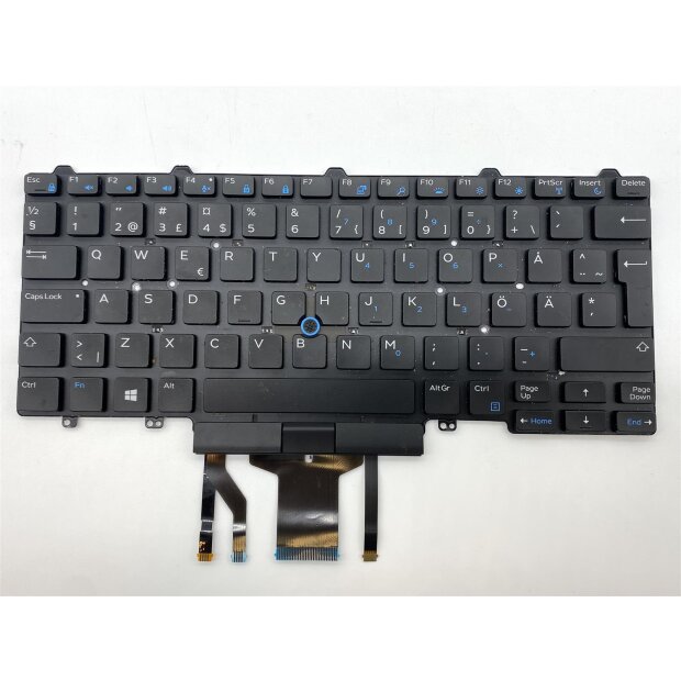 Dell Tastatur 04PTC5 sweden (QWERTY) Latitude E7450 E5450 3340 E7250