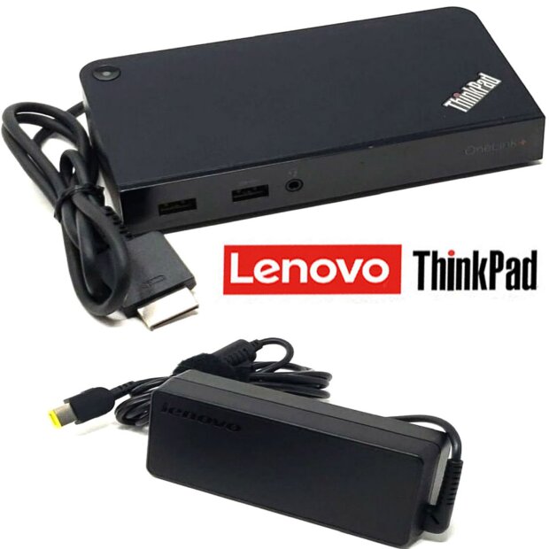 Lenovo ThinkPad OneLink Dock 40A4-DU9047S1 inkl. 90W Netzteil, f&uuml;r P40 Yoga