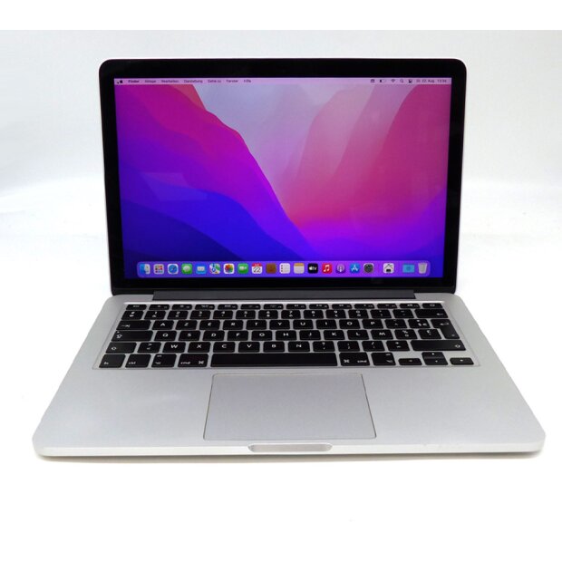 MacBook pro 12,1 A1502 Core i5-5257U 2,7Ghz 8GB 13Zoll Retina 128GB Monterey