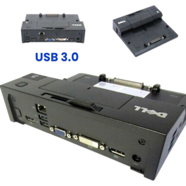 Dell E-Port II PR03X Dockingstation 39V94 A02 M2800, M4400, M4500, M4600, M4700