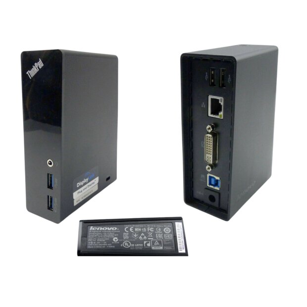 Lenovo ThinkPad Basic USB 3.0 Dockingstation (DL3700-ESS) &ndash; DisplayLink Plug and Display&trade;