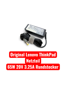 Original Lenovo ThinkPad AC Adapters 65W 20V Netzteil...