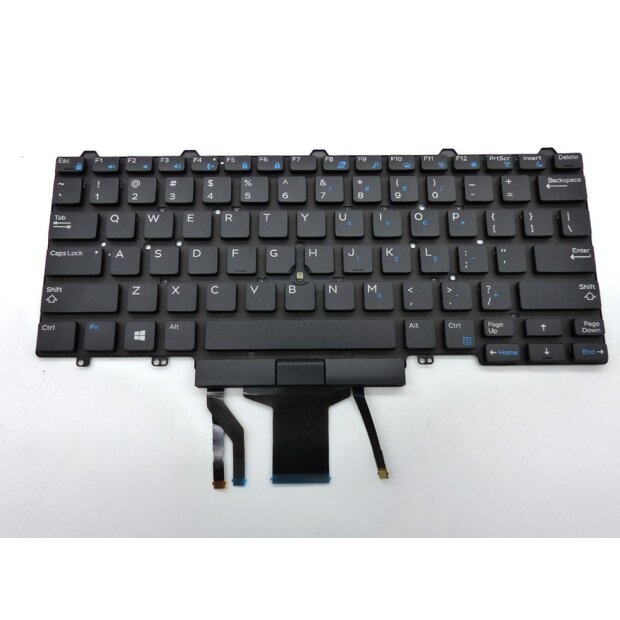 US Tastatur Dell Latitude 5480 5490 Series mit Track-Pointer Beleuchtung