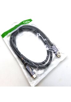 USB-C auf  USB-C  Kabel 1m 40Gbps 240W 5A 8K 60Hz Thunderbolt 4/3 kompatibel1m